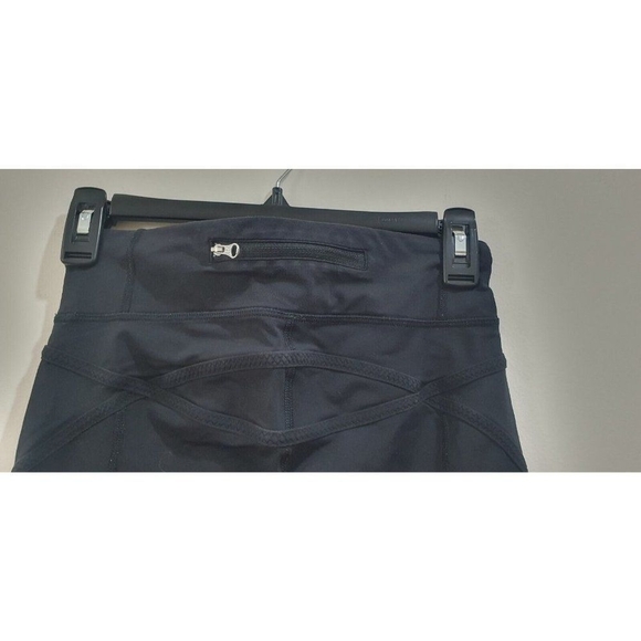 Lululemon Taryn Toomey Awakening Crop Leggings Size 4 Black Workout Active Yoga - Picture 5 of 8